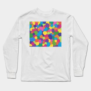 Colorful Carnival happy circles Long Sleeve T-Shirt